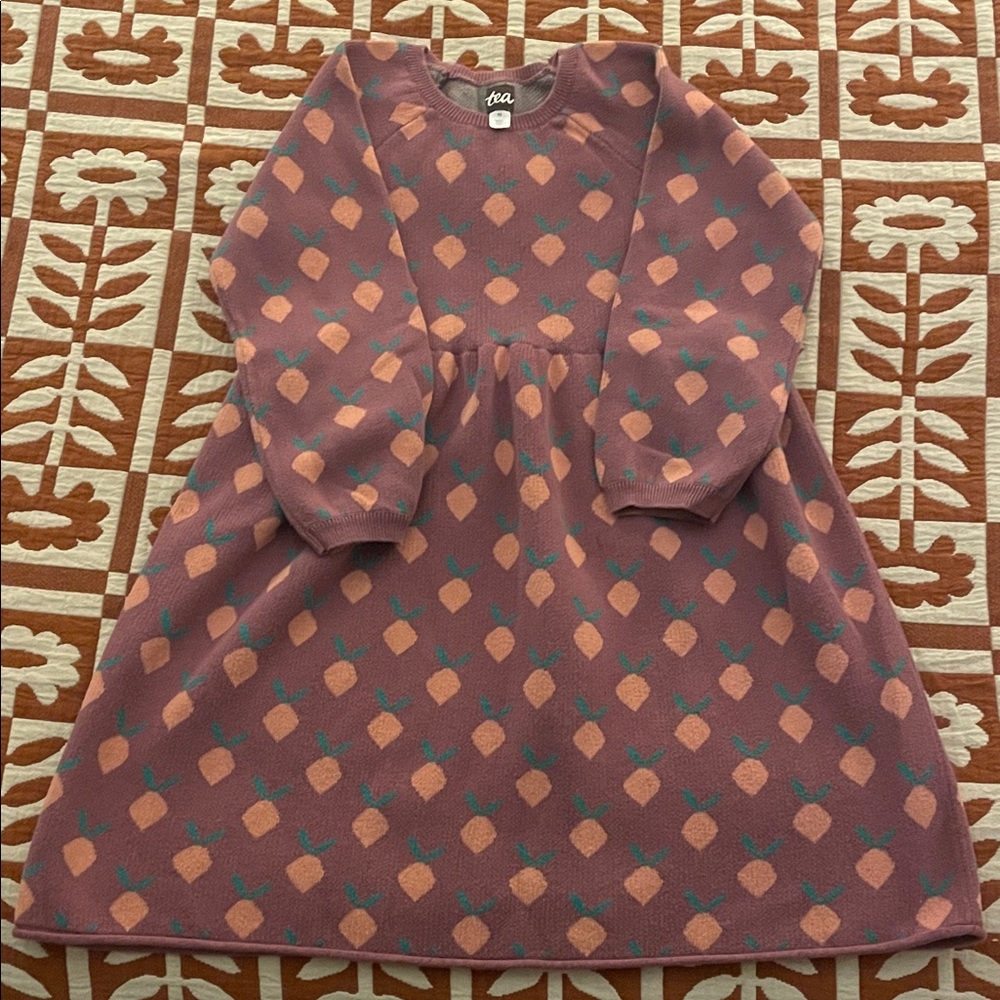 Tea Collection Radish Patterned Sweater Dress